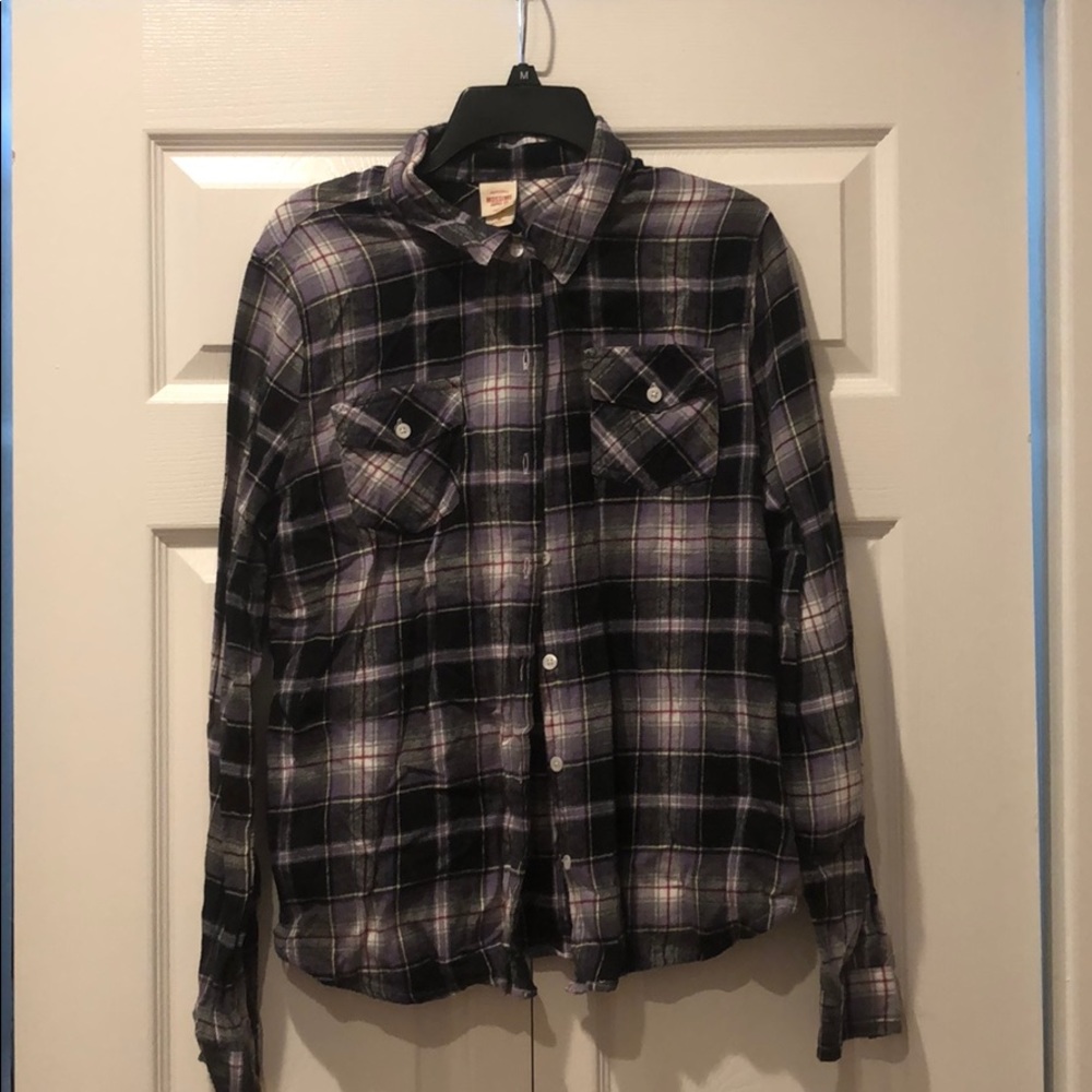 Target Purple/Black Flannel